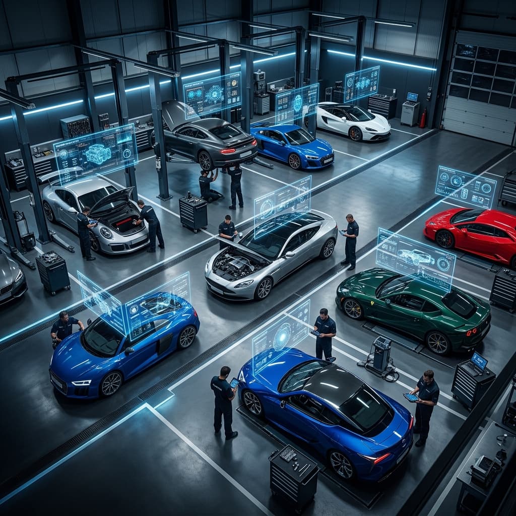 Automotive service workshop